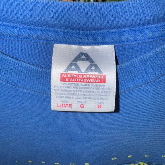 Vintage Y2K island gecko Hawaii Kauai 1990s 00s surf t-shirt - Picture 3 of 4